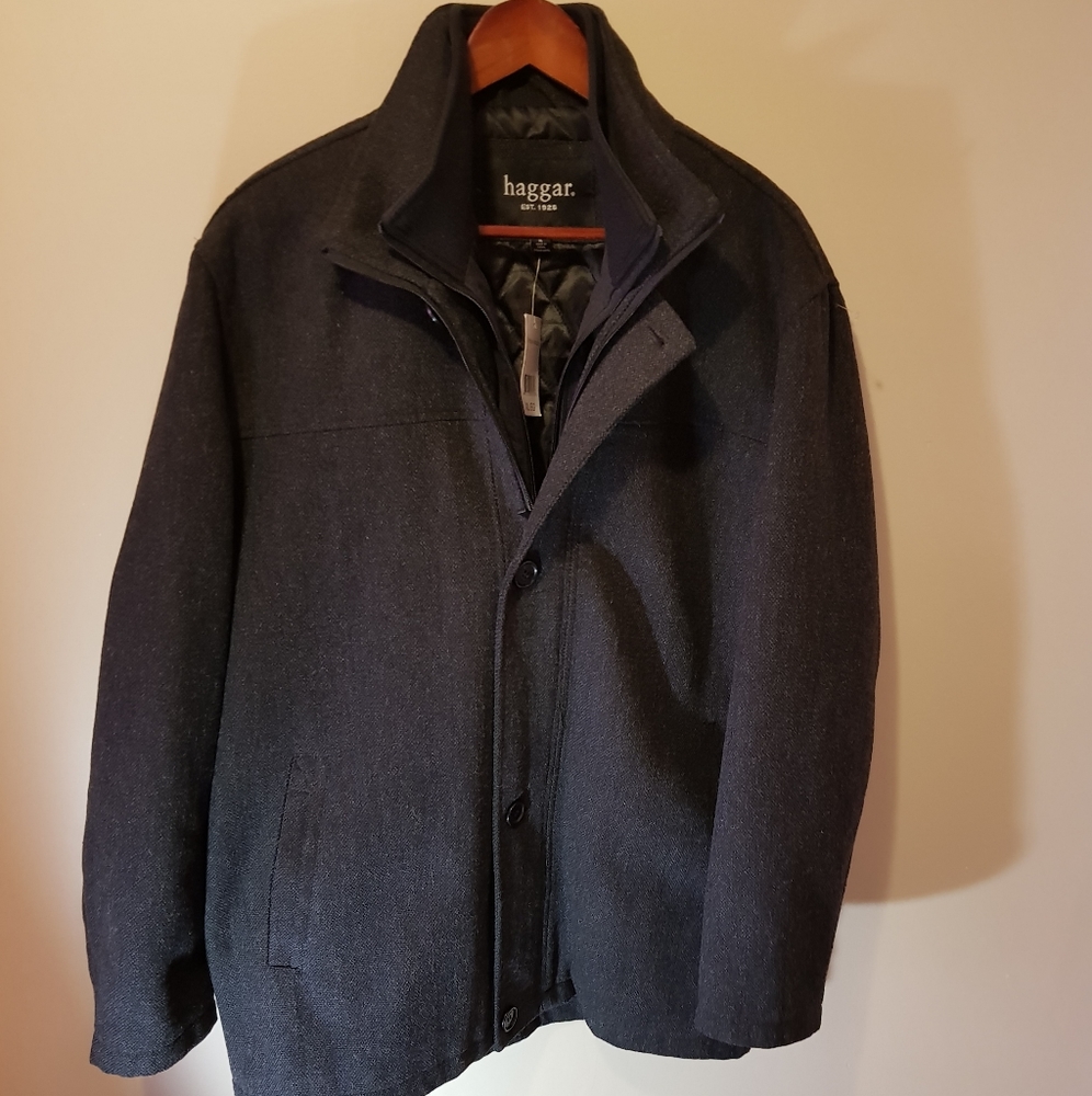 NWT Haggar Men's Coat Size:XL